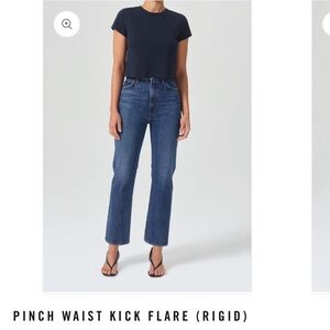 Agolde pinch waist kick flare size 27